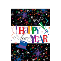 Ring in the Year New Year's Table Covers, 3-pk Front_Flat