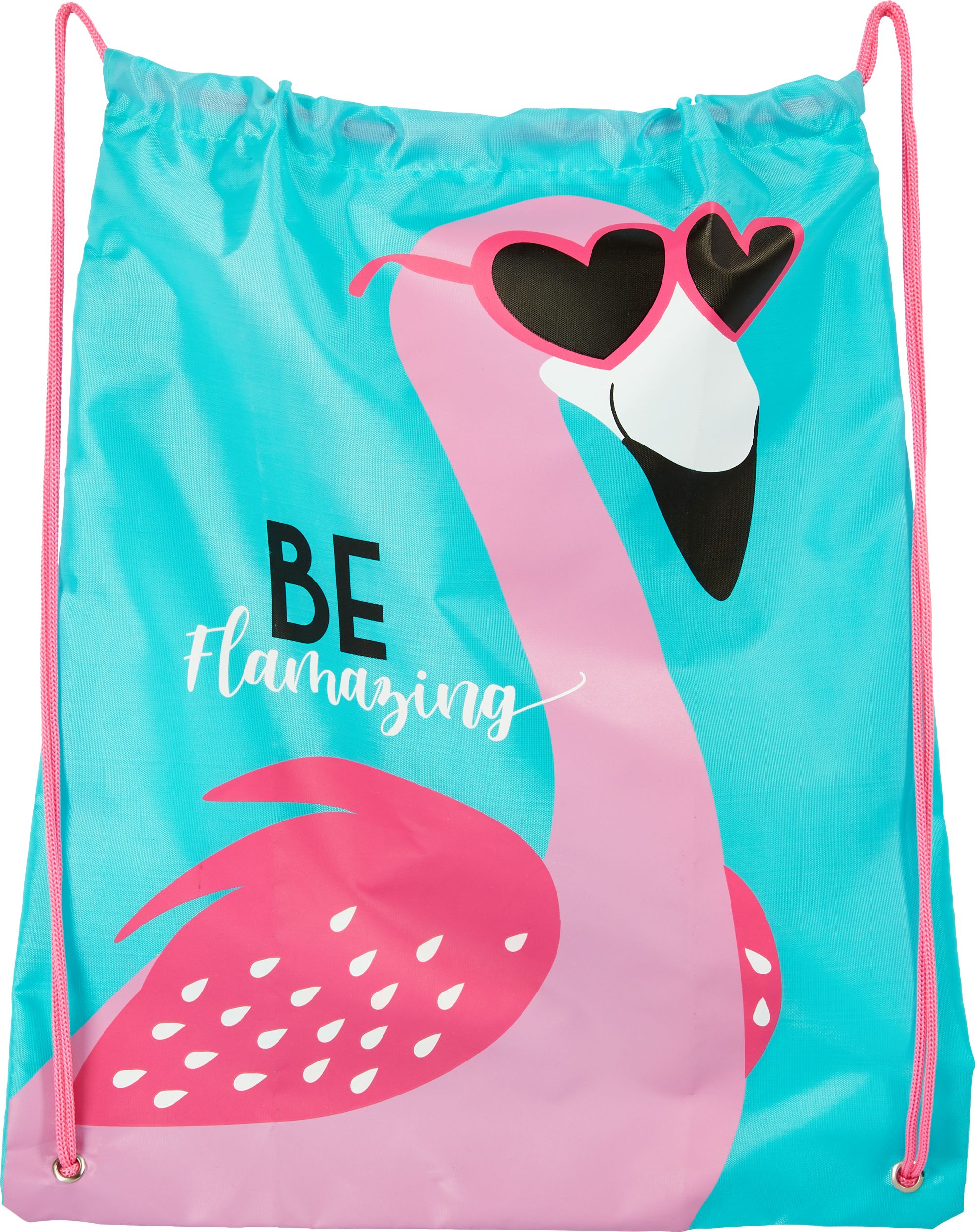 Flamazing Drawstring Backpack Front_Flat