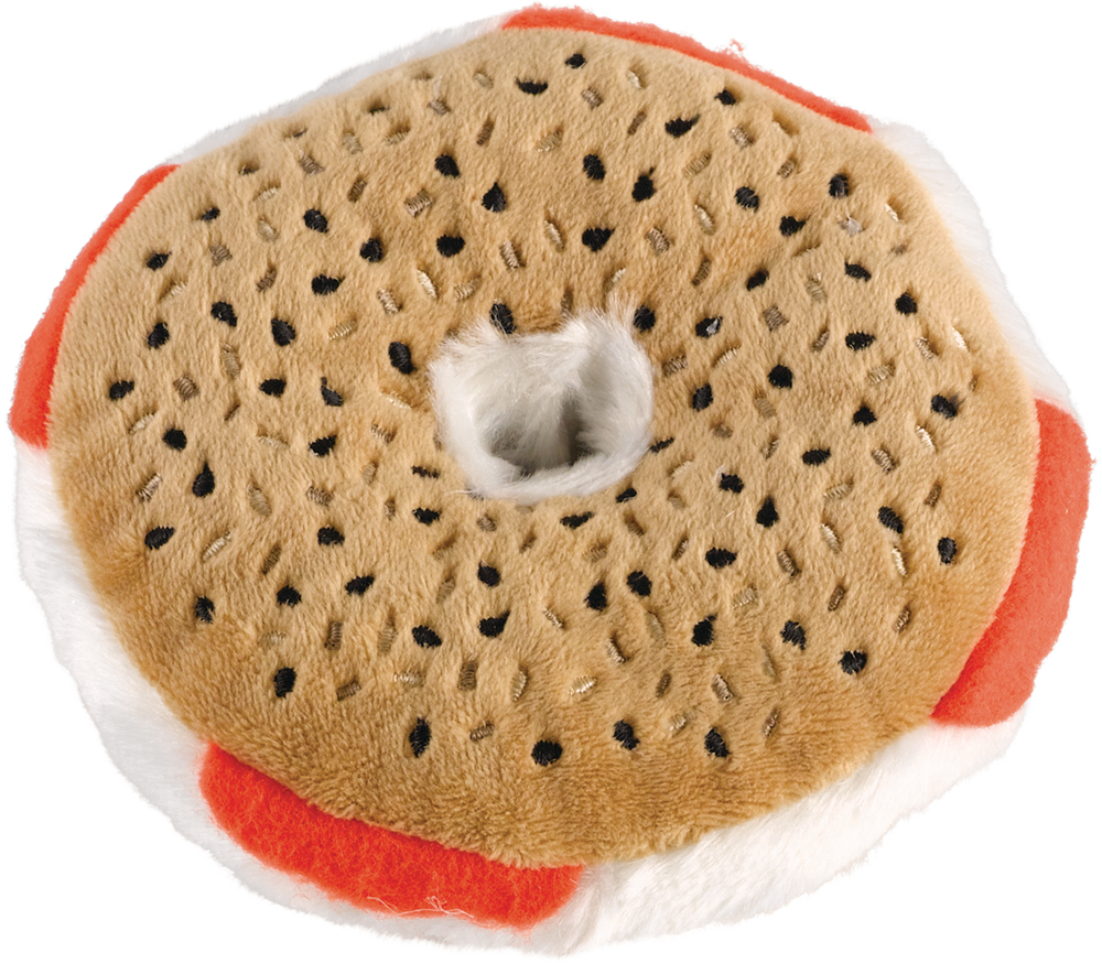 Lox Bagel Dog Toy Party City