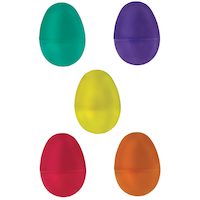 Fillable Eggs, Multi-Coloured, 48-pk, for Easter Front_Flat