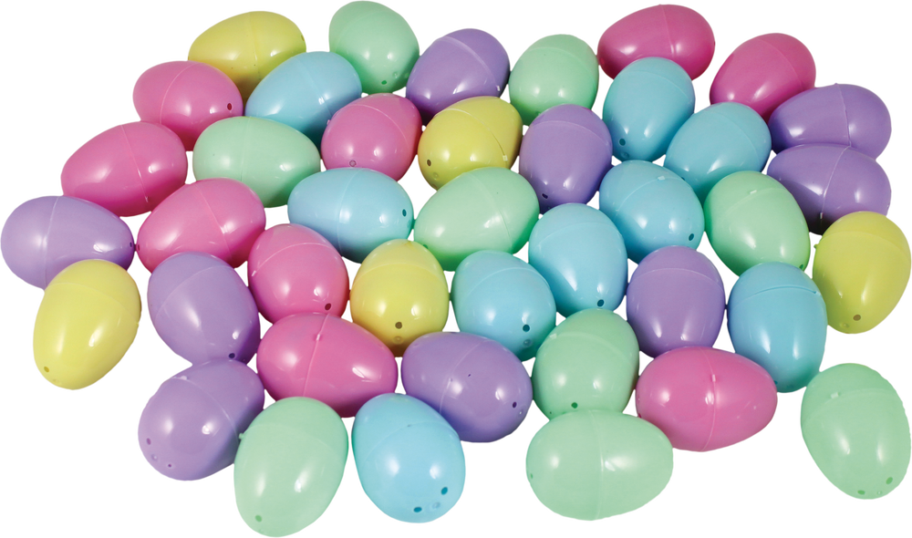 Pastel Fillable Easter Eggs, 48pk Party City