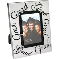 Mini cadre photo de fin d'études, argent Front_Angled_Right