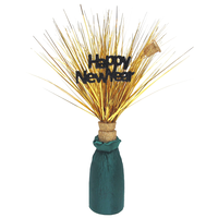 Centre de table fontaine du Nouvel An bouteille de champagne Front_Flat