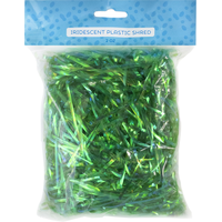 Iridescent Plastic Easter Grass Front_Flat
