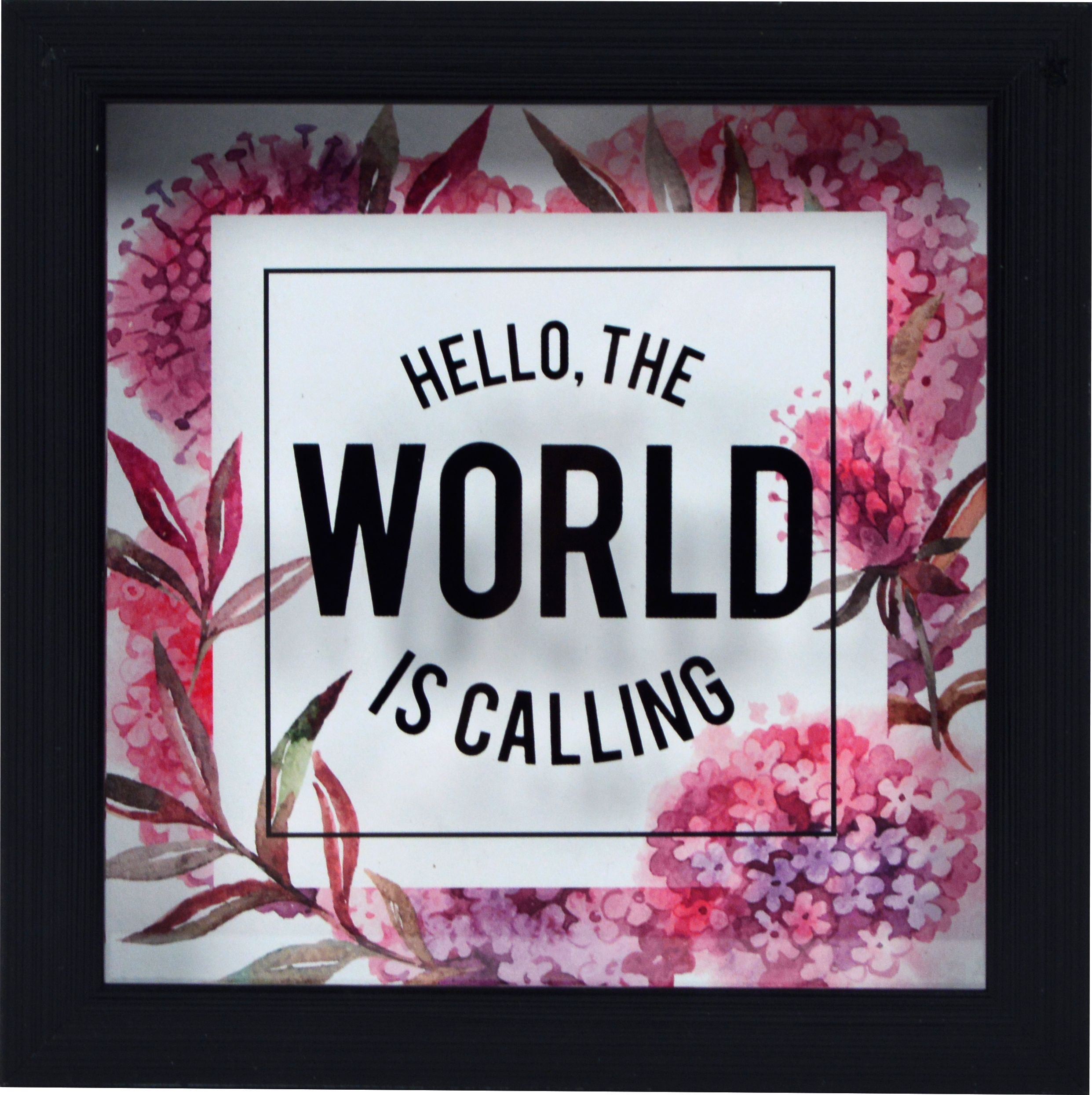 The World is Calling Block Sign | Party City