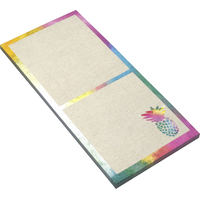 Colourful Pineapple Magnet List Pad Front_Angled_Right