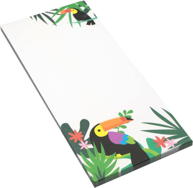 Toucan Magnet List Pad Front_Angled_Right