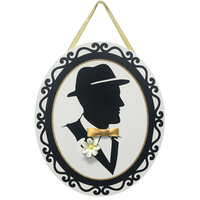 1920s Gentleman Hanging Sign Front_Flat