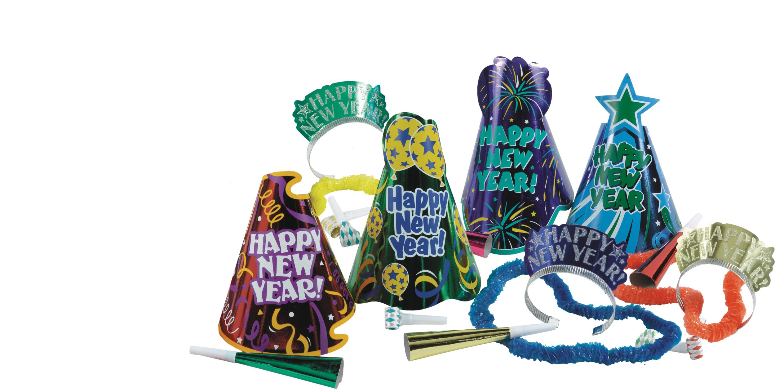 Let's Party New Year's Party Kit for 10 Composite_or_Mixed