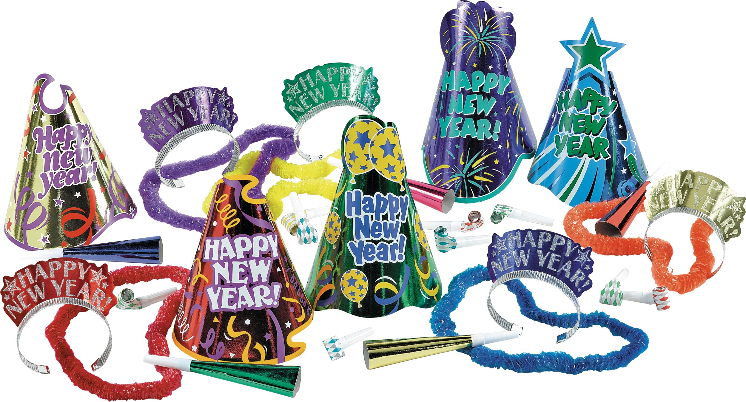 Let's Party New Year's Party Kit for 10 Composite_or_Mixed