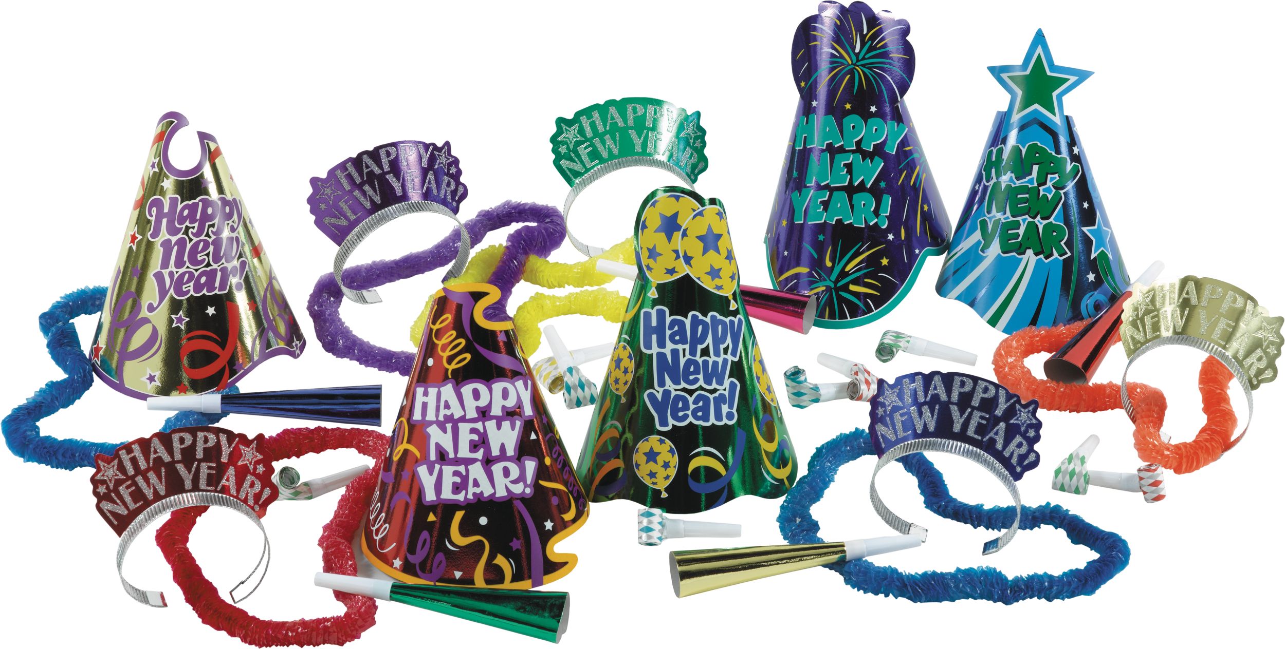 Let's Party New Year's Party Kit for 10 Composite_or_Mixed