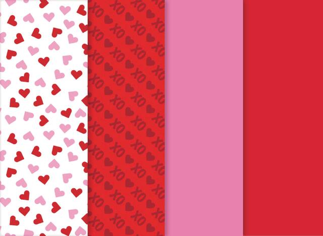 Papier de soie de la Saint-Valentin Front_Flat