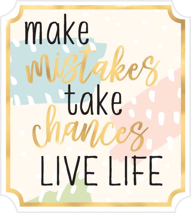 Live Life Easel Sign, Mini Front_Flat