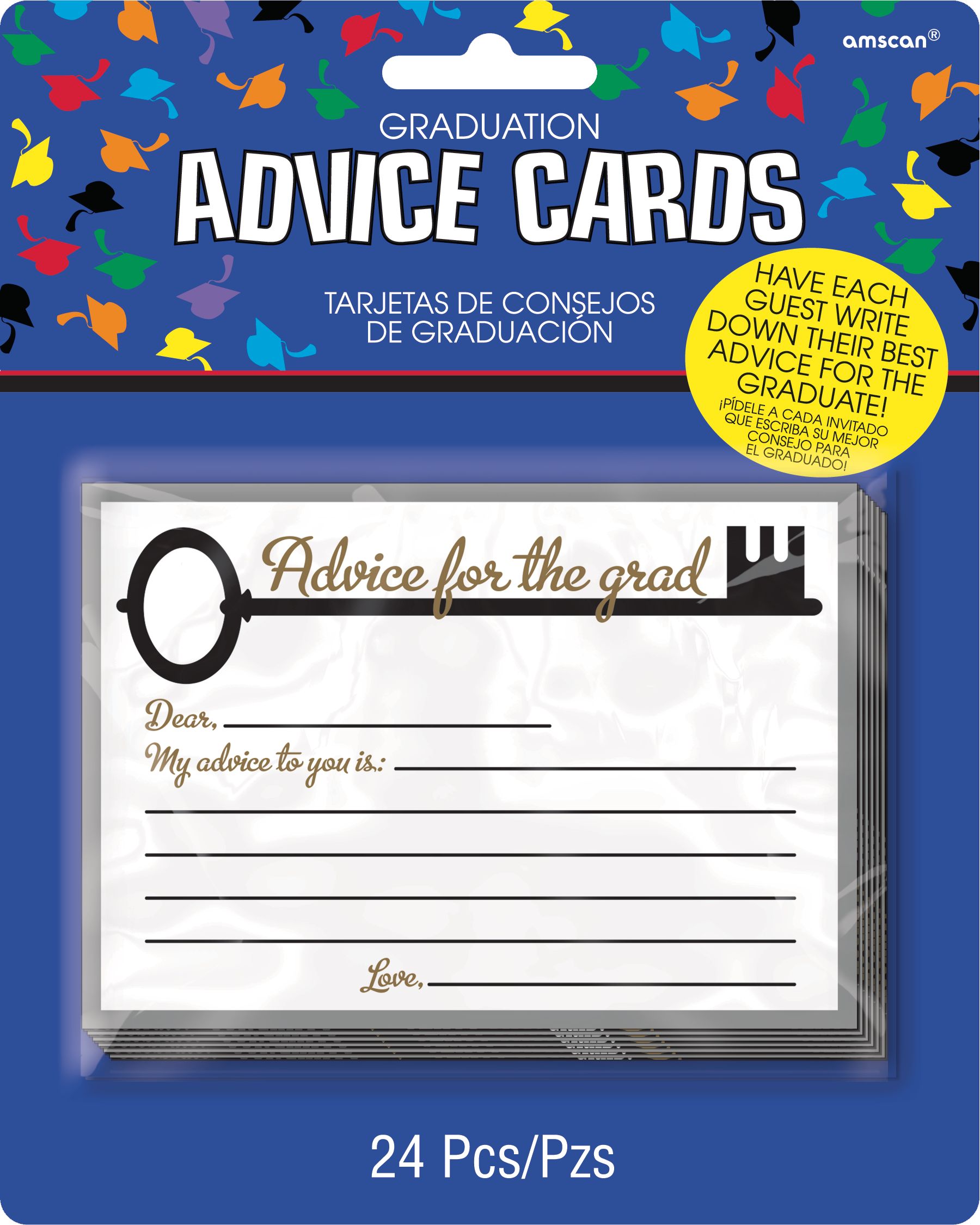 Graduation Advice Cards, 24-pk Front_Flat
