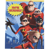 Cartes de la Saint-Valentin Les Incroyables avec cadeaux-surprises, paq. 12 Front_Flat