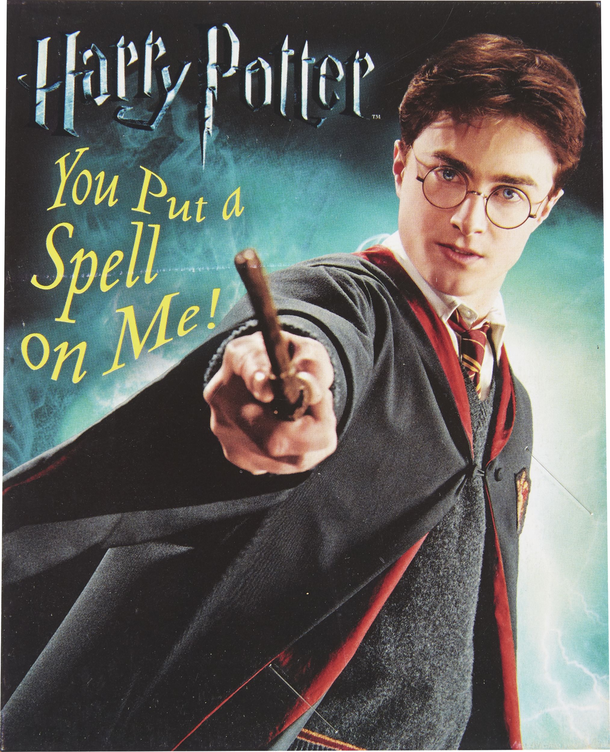 Cartes de Saint-Valentin Harry Potter avec cadeaux-surprises, paq. 12 Front_Flat