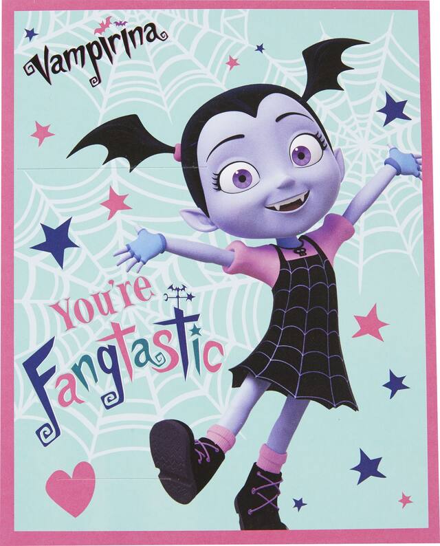 Vampirina Valentine Exchange Cards with Favours, 12-pk Front_Flat