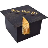 Graduation Cap Advice Card Box Front_Elevated