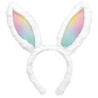 Rainbow Bunny Ear Headband