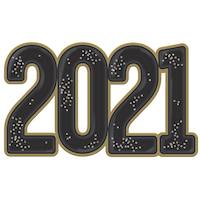 New Year's Eve 2021 Jumbo Confetti Photo Prop
