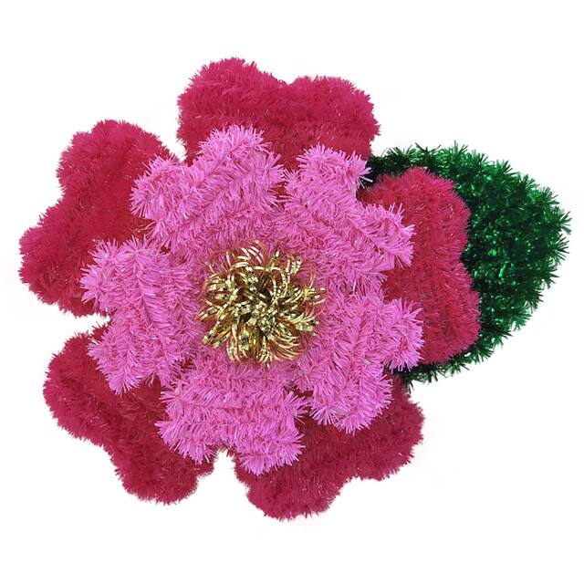 3D Tinsel Hibiscus Front_Flat