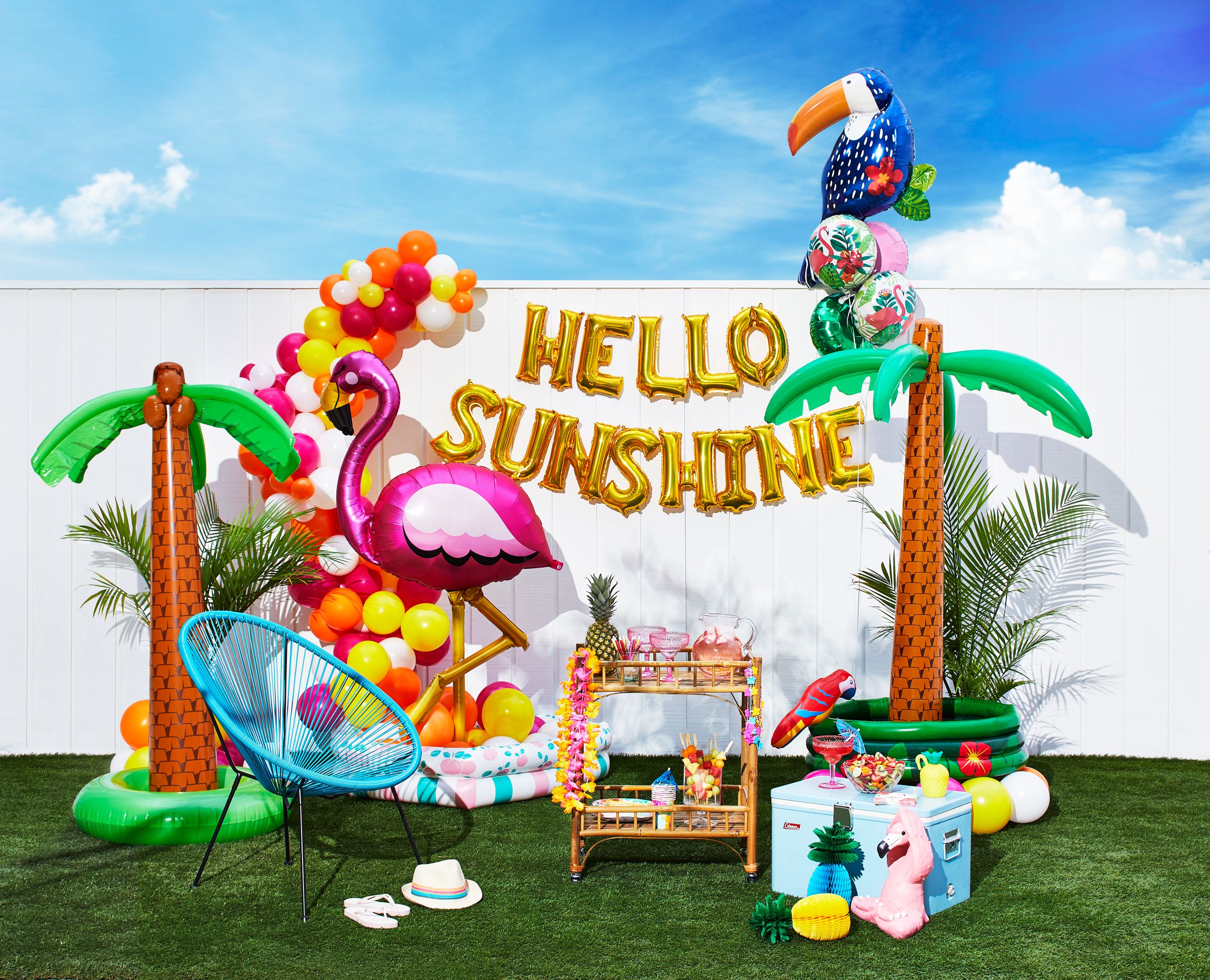 Colliers de fleurs à porter, multicolores, taille unique, paq. 6, décorations de fêtes estivales Composite_or_Mixed