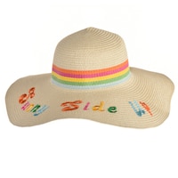 Adult Sunny Side Up Floppy Hat Front_Flat