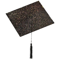 Glitter Graduation Cap Front_Elevated