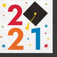 Congratulations 2021 Luncheon Napkins CloseUp