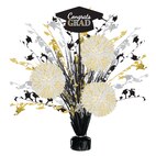 Graduation Decorating Paper & Foil Kit, Black/Silver/Gold, 13-pc, 14 1/2-in