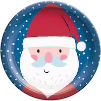 Assiette ronde For Living, 9 po Overhead_Flat