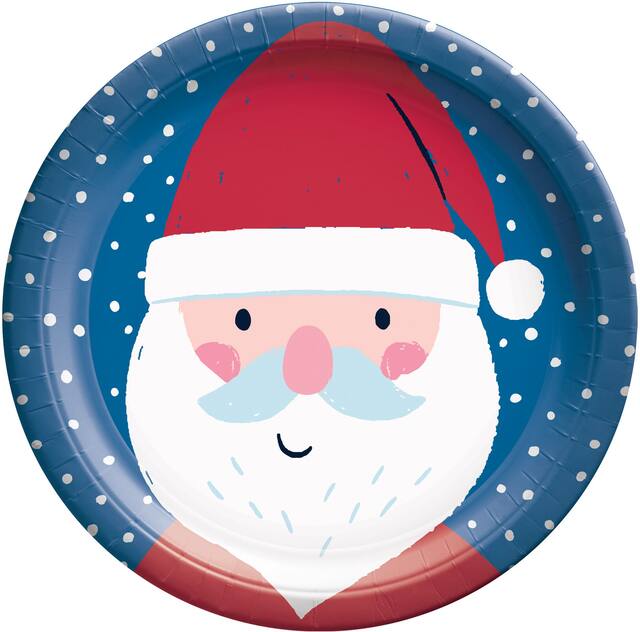 For Living Round Plate, 9-in Overhead_Flat