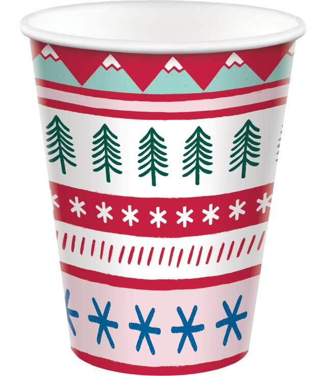 For Living Low Count Paper Cup, 9-oz, 8-pk Front_Elevated