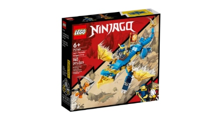 A box of Ninjago themed LEGO.