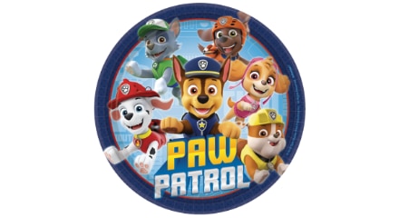 A PAW Patrol plate.