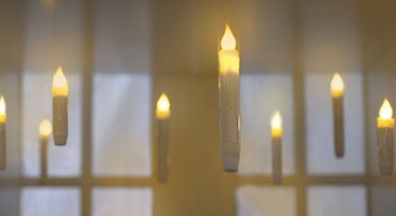 Light-up floating candles.