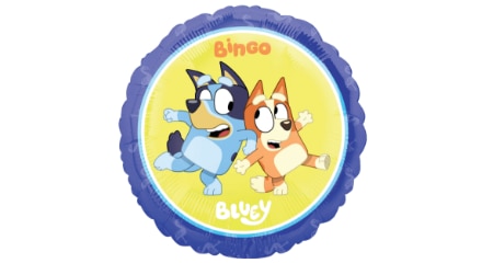 Une assiette à thème de Bluey.