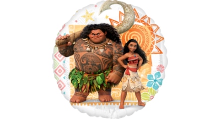 Une assiette à thème de Moana.