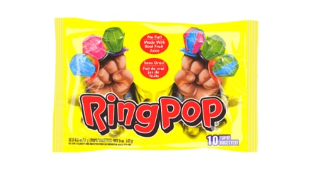 A bag of RingPop candy.