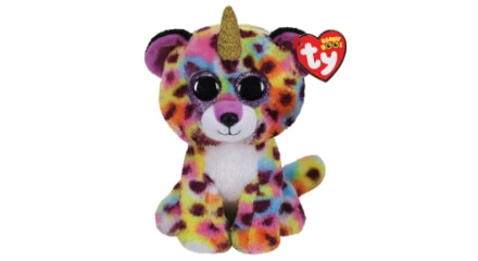 Rainbow leopard Beanie Boo.