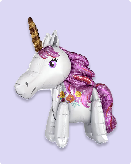 A unicorn balloon.